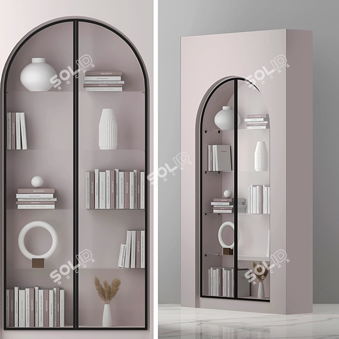 Versatile Display Cupboard Set 3D model image 2