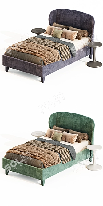 Cosy Retreat: Carnaby Single Bed 3D model image 3