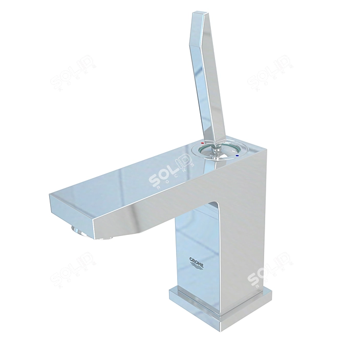 Eurocube Joy Faucet Set: Stylish and Versatile 3D model image 2