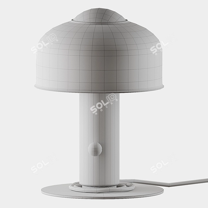 Elegant Pivot LED Table Lamp 3D model image 5