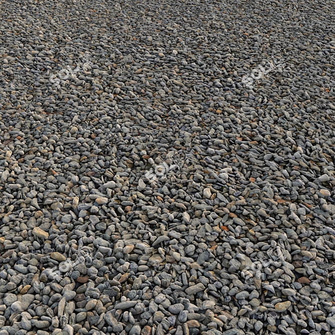 Premium Gravel Set: 3 Variants 3D model image 4