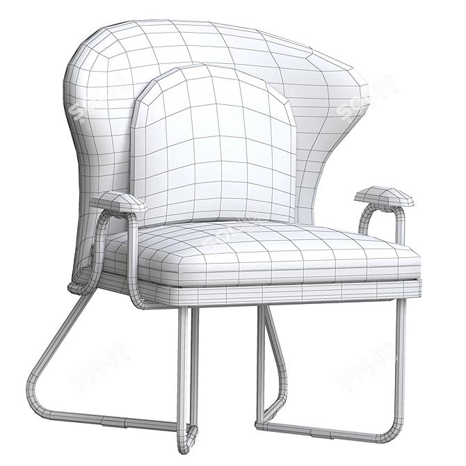 Stellar Chillax Lounge Chair 3D model image 5