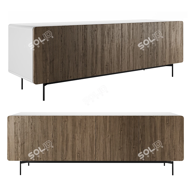 Viruna DITA Curbstone | Stylish and Functional Furniture 3D model image 1