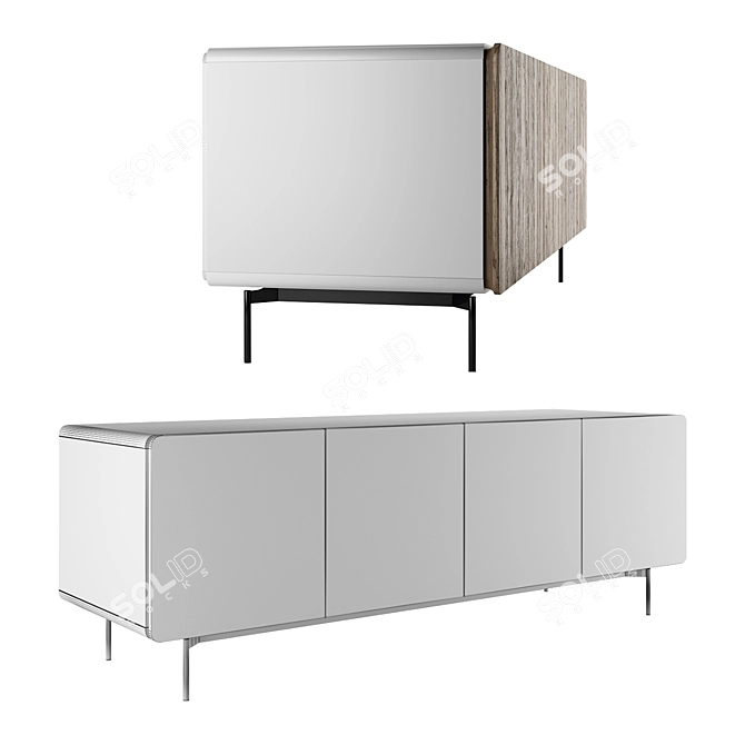 Viruna DITA Curbstone | Stylish and Functional Furniture 3D model image 2