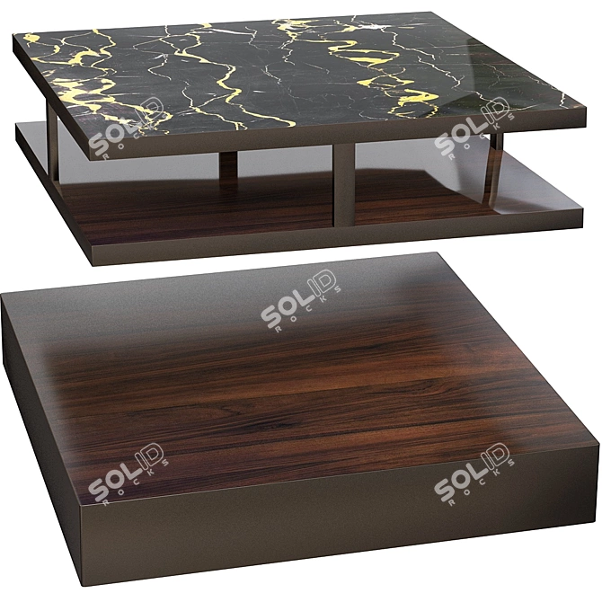 Modern Square Coffee Table
Contemporary Wooden Table
Elegant Square Coffee Table
Sleek Square Table 3D model image 1