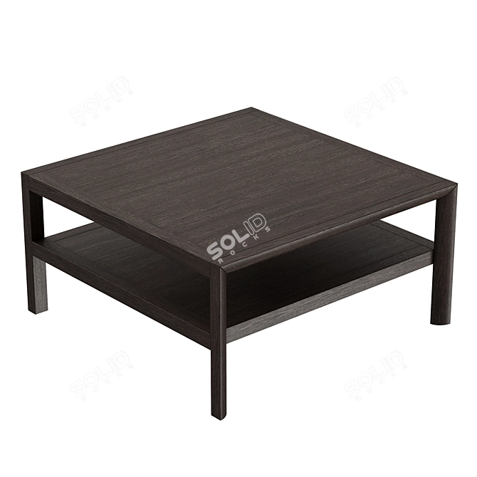 Dantone Square Coffee Table - Modern Design for Stylish Living 3D model image 2