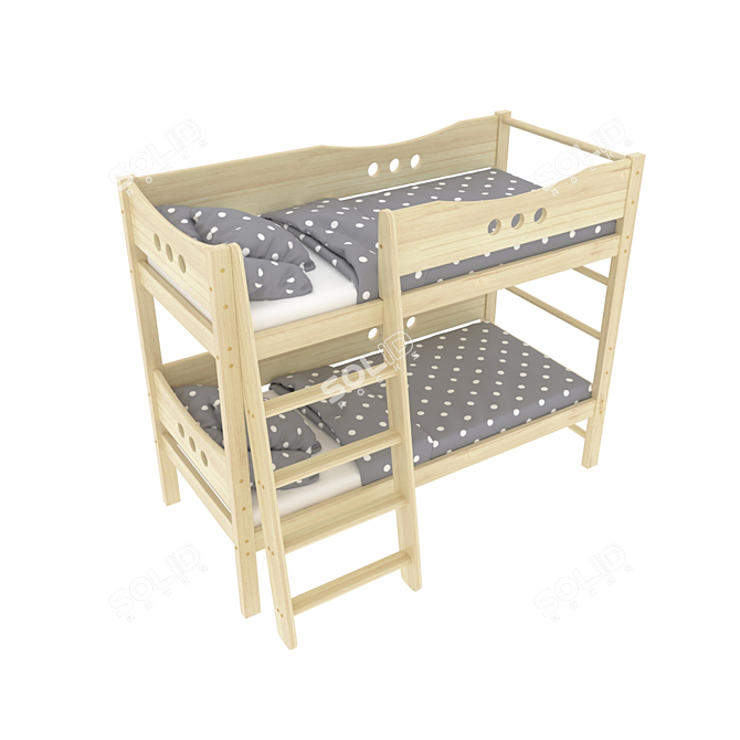 Legenda KM18B Kid's Bed 3D model image 3