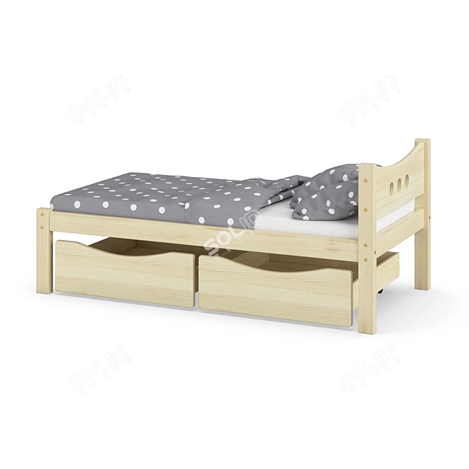 Legenda KM21A Kids Bed Set 3D model image 2
