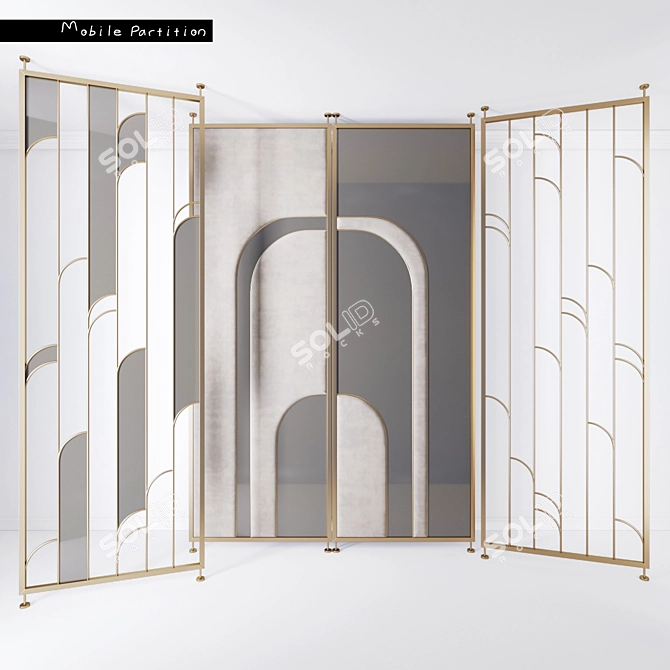 Elegant Decorative Panel - PN 2013 3D model image 1