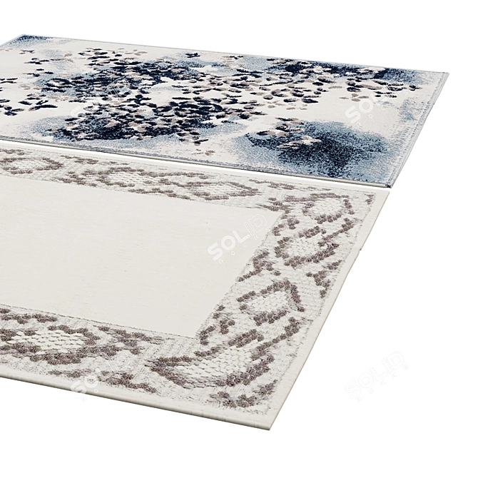 Luxury Polys Rug: 3 888 Vets 3D model image 2