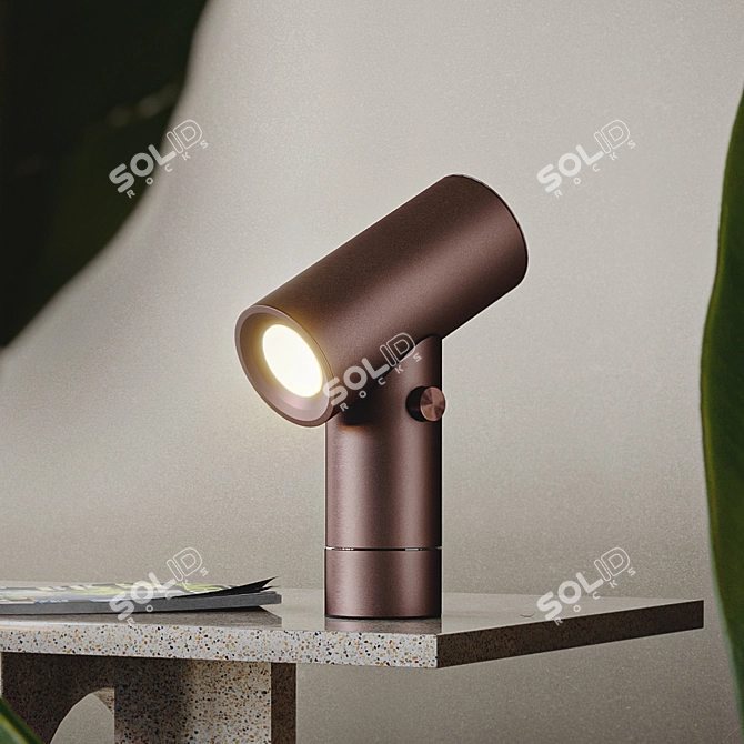 Sleek Beam Table Lamp by Muuto 3D model image 2