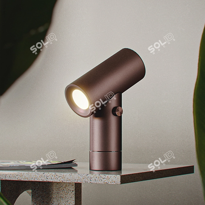Sleek Beam Table Lamp by Muuto 3D model image 8