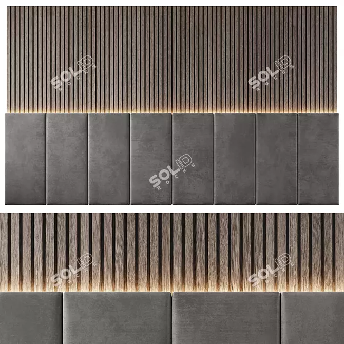 Decorative Wall Panel (3000x5000mm) 3D model image 1