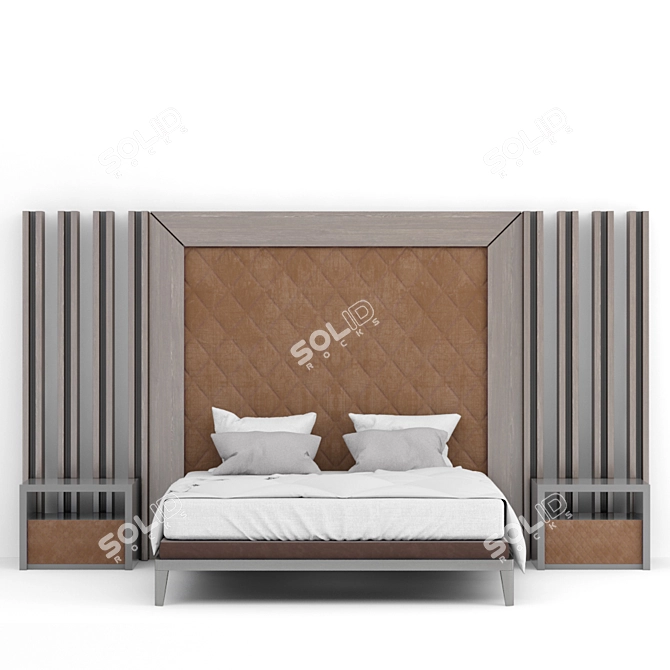 Elegant Dream Bed Set 3D model image 3