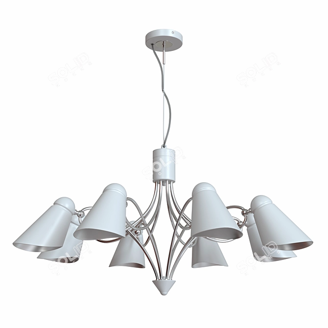 Lovato Hanging Chandelier - Modern Style 3D model image 3