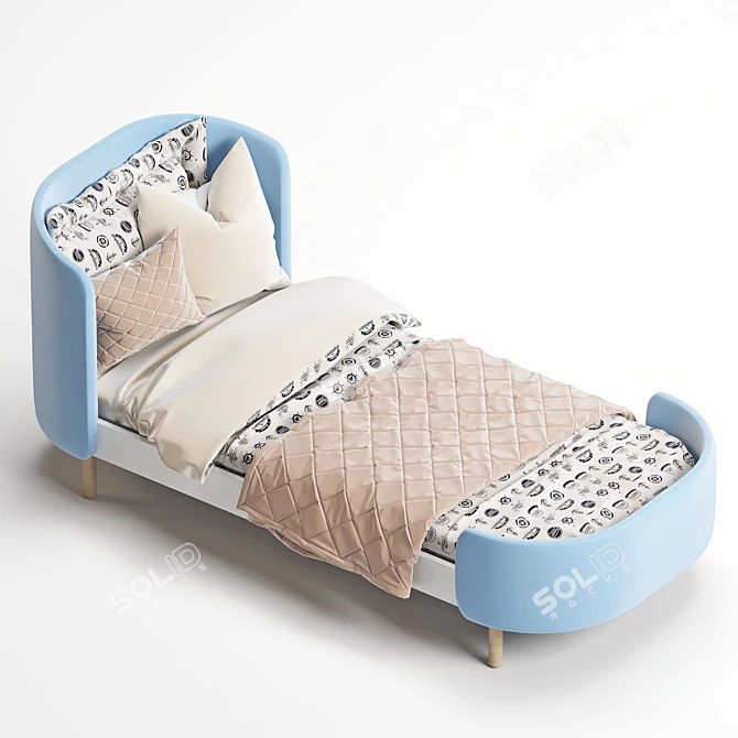 KIDI Soft Transforming Bed - Comfy & Stylish 3D model image 3