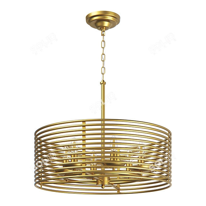 Zeta Lightstar Pendant Chandelier 3D model image 2