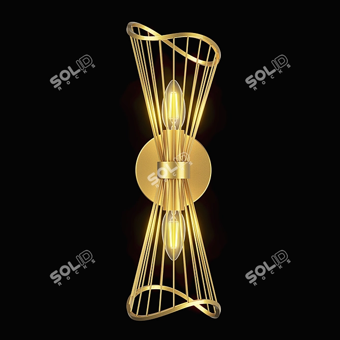 Zeta Lightstar - Stylish Modern Wall Sconce 3D model image 3