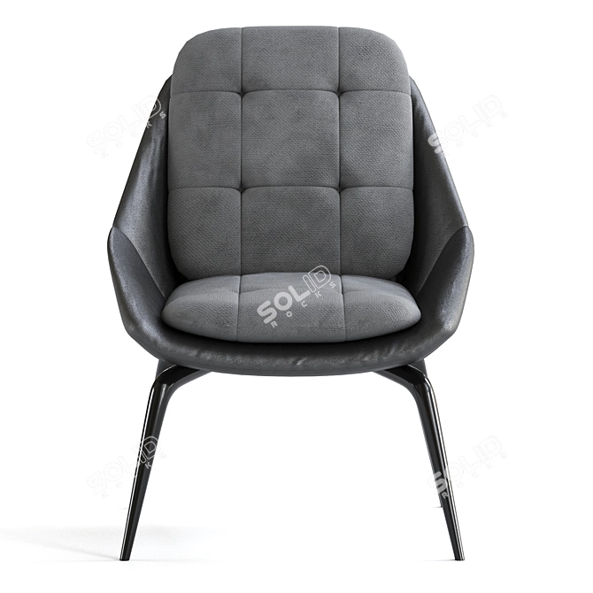 Modloft Columbus Lounge Chair 3D model image 2
