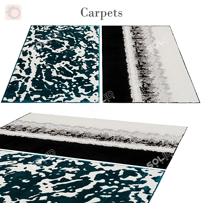 Polys: 3 888, Vets: 4 004 - Durable Rug for Countless Uses 3D model image 1