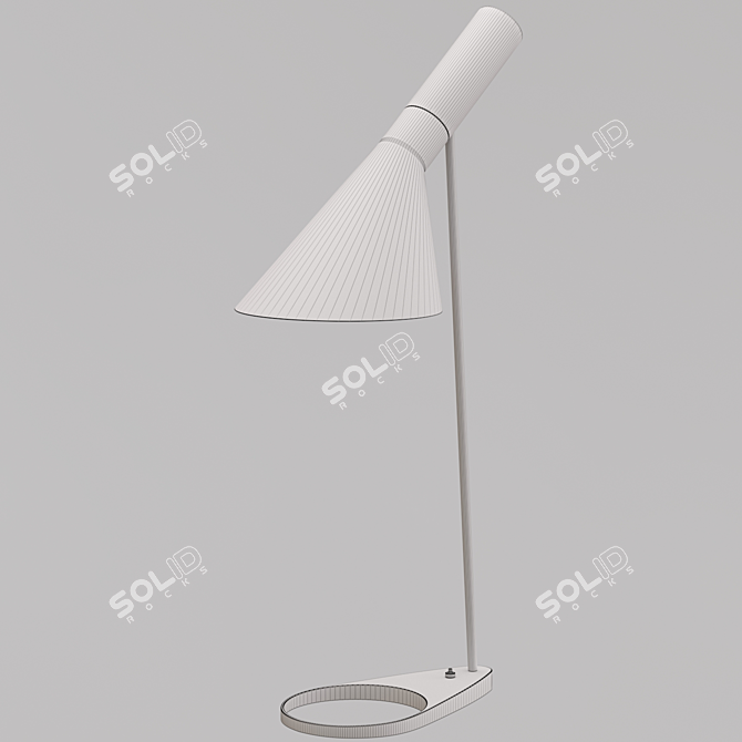 Elegant 56cm Table Lamp: Brighten Your Space 3D model image 2