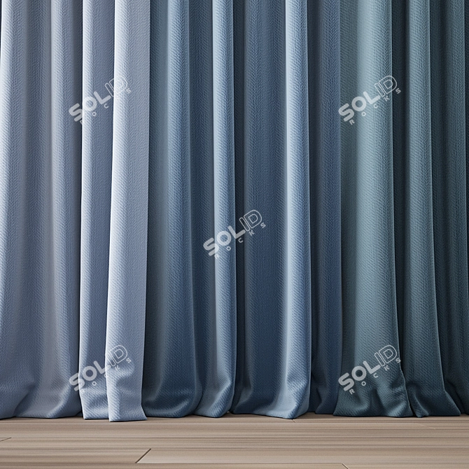 Elegant Curtain Model 3D model image 2