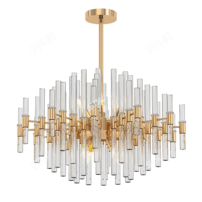 Luxxu Chandelier 80: Timeless Elegance 3D model image 1