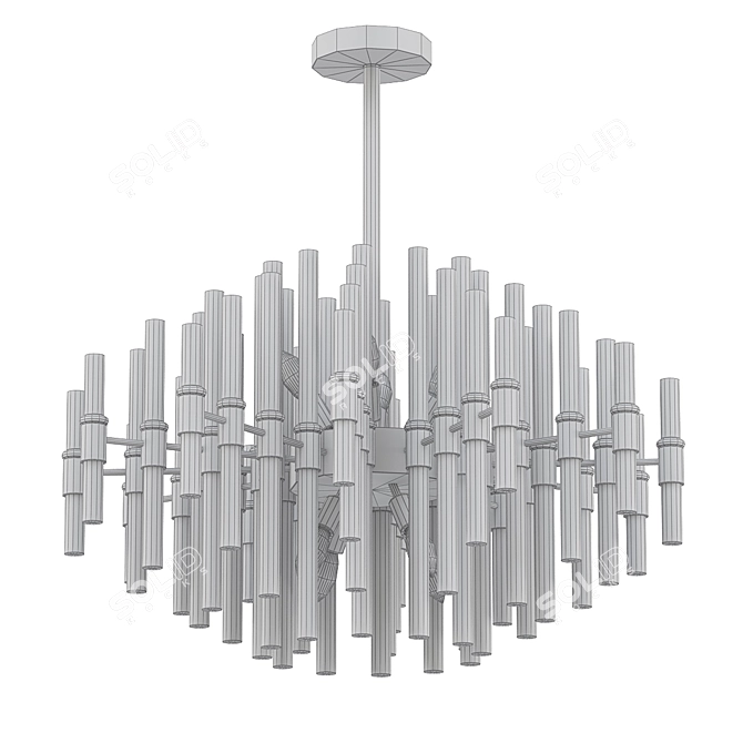 Luxxu Chandelier 80: Timeless Elegance 3D model image 2