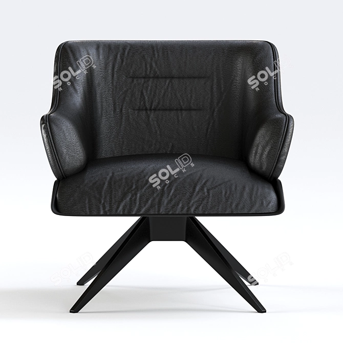 Kensington Luxury Armchair 3D model image 2