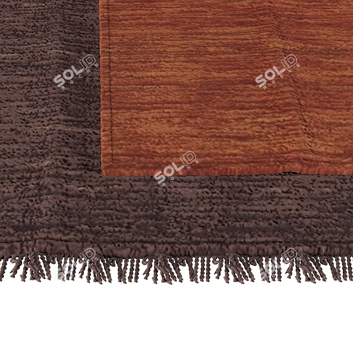 Modern Sky Grey Carpets 3D model image 2