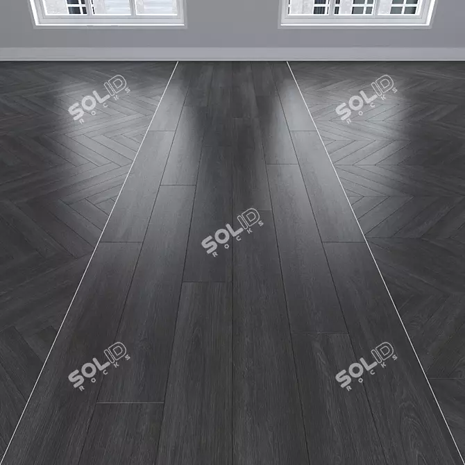 Versatile Parquet Oak | Herringbone, Linear, Chevron 3D model image 1