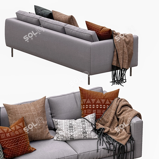 Elegant Loft Sofa by Moooi 3D model image 9