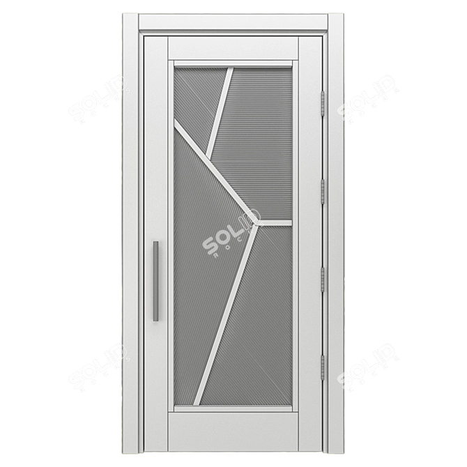 Contemporary Artisan Intersections Door 3D model image 4