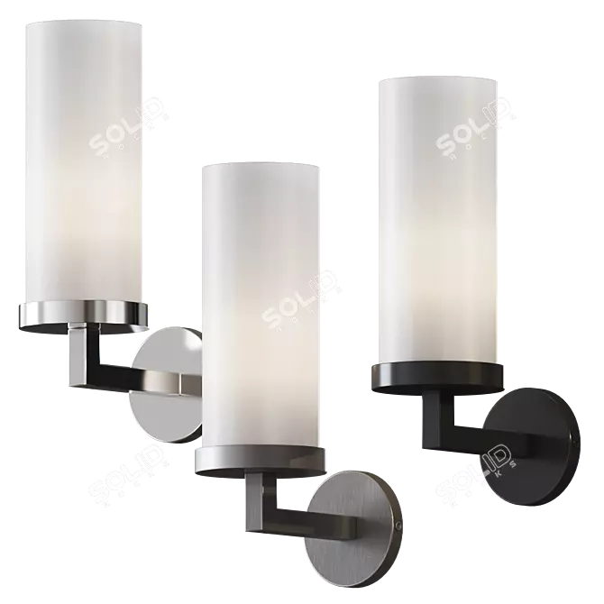 Illuminating Elegance: Layla Wall Sconce 3D model image 1