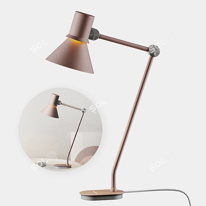 Type 80™ Table Lamp: Sleek Illumination for Your Space 3D model image 1