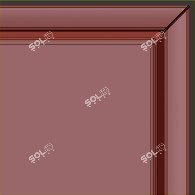 Modern Frame Collection: 2 Sizes, High-Resolution Textures 3D model image 4