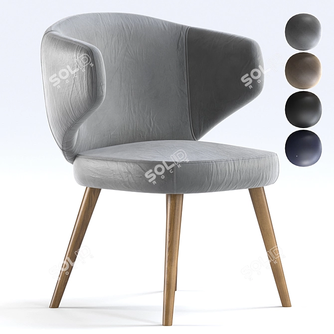 Cia Arm Chair: Modern and Stylish Design 3D model image 1