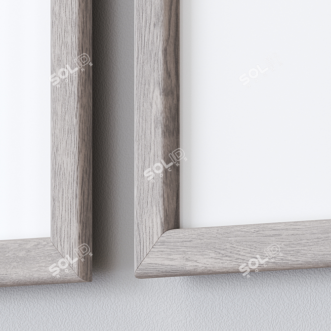 Elegant Frames Set: 4 Colors 3D model image 3