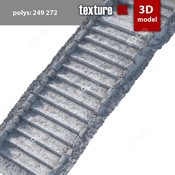 Title: Photogrammetric 271 Ladder 3D model image 3