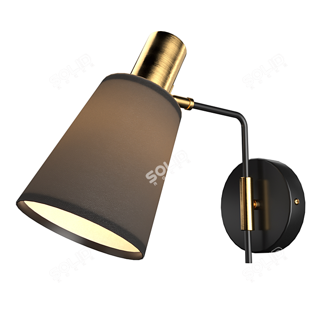 Sleek Wall Lamp Lumion Markus 3D model image 1