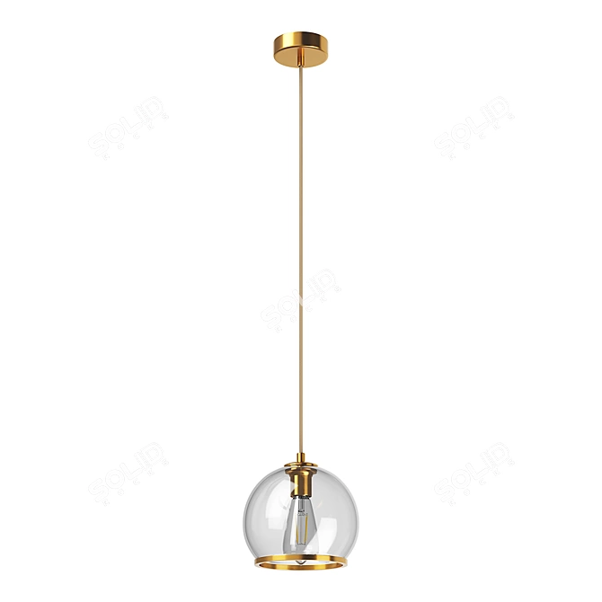 Modern Sferico Ceiling Light 3D model image 2