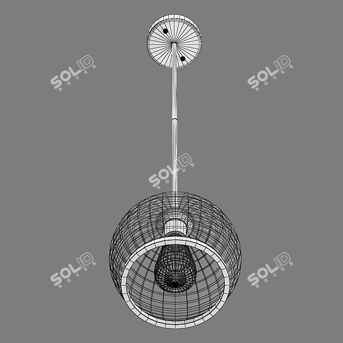 Modern Sferico Ceiling Light 3D model image 8