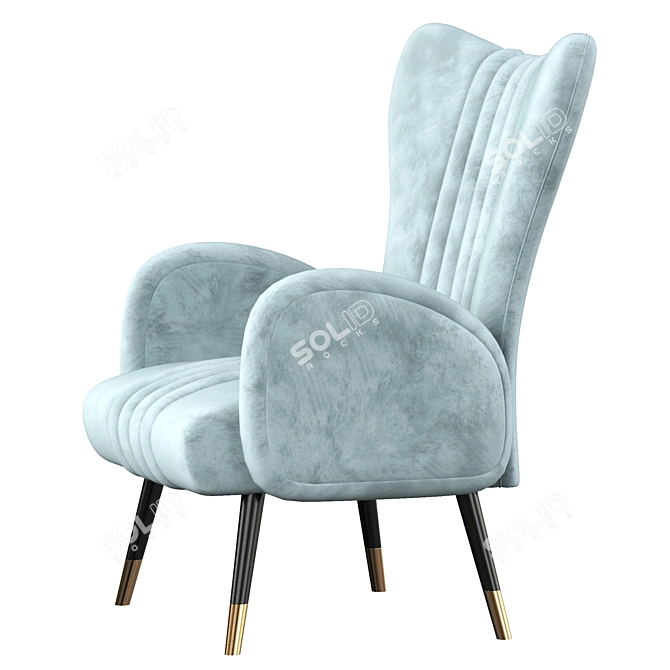 Drummond Stylish Armchairs 3D model image 3