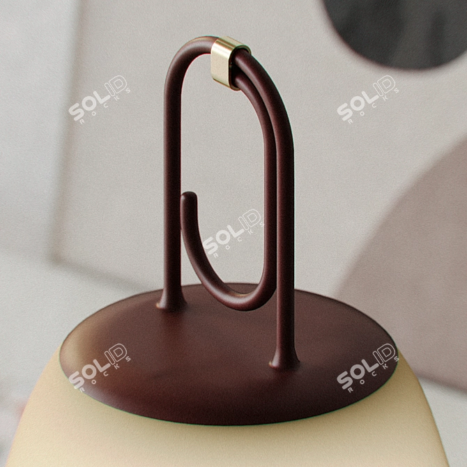 Minimalist SC51 Lucca Table Lamp 3D model image 3