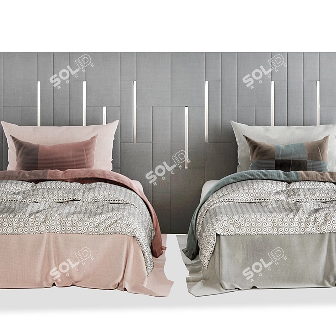 Magical Dreams Single Bed Set 3D model image 2