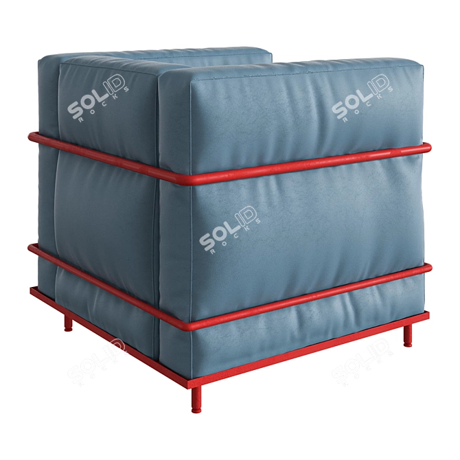 Cozy Armchair - 70x70x70cm 3D model image 2