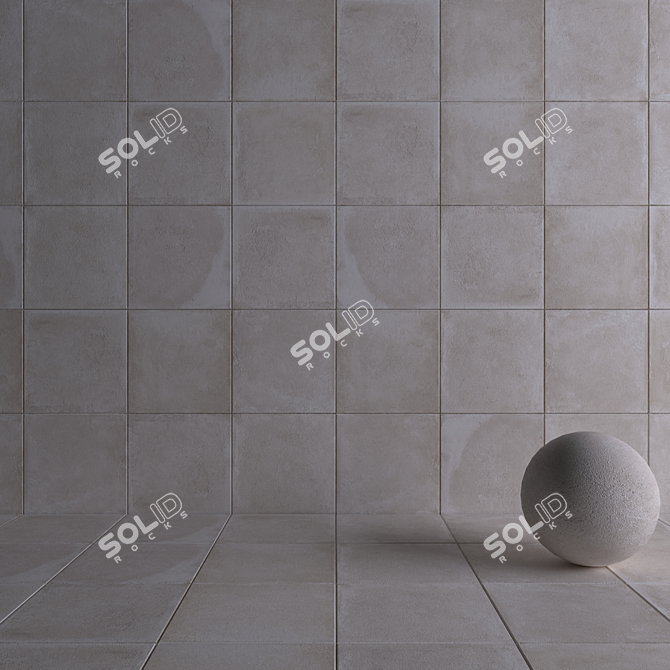 Flaviker Backstage Bisque: Multi-Texture Wall Tiles 3D model image 4