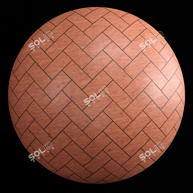 PBR Parquet 02: 5 Color Wood, 4k 3D model image 3