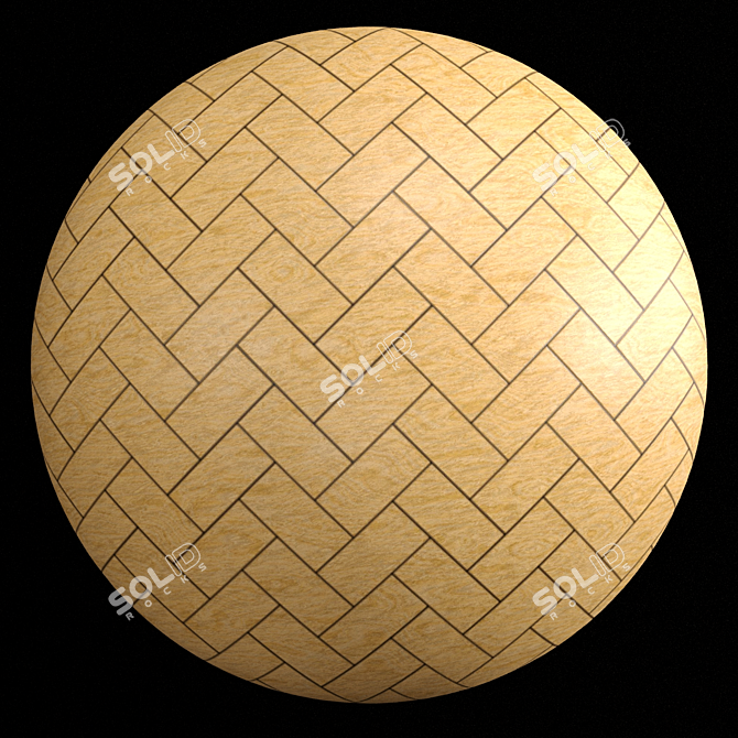 PBR Parquet 02: 5 Color Wood, 4k 3D model image 4