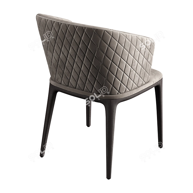 Luxurious Louise Chair by Angelo Cappellini 3D model image 3